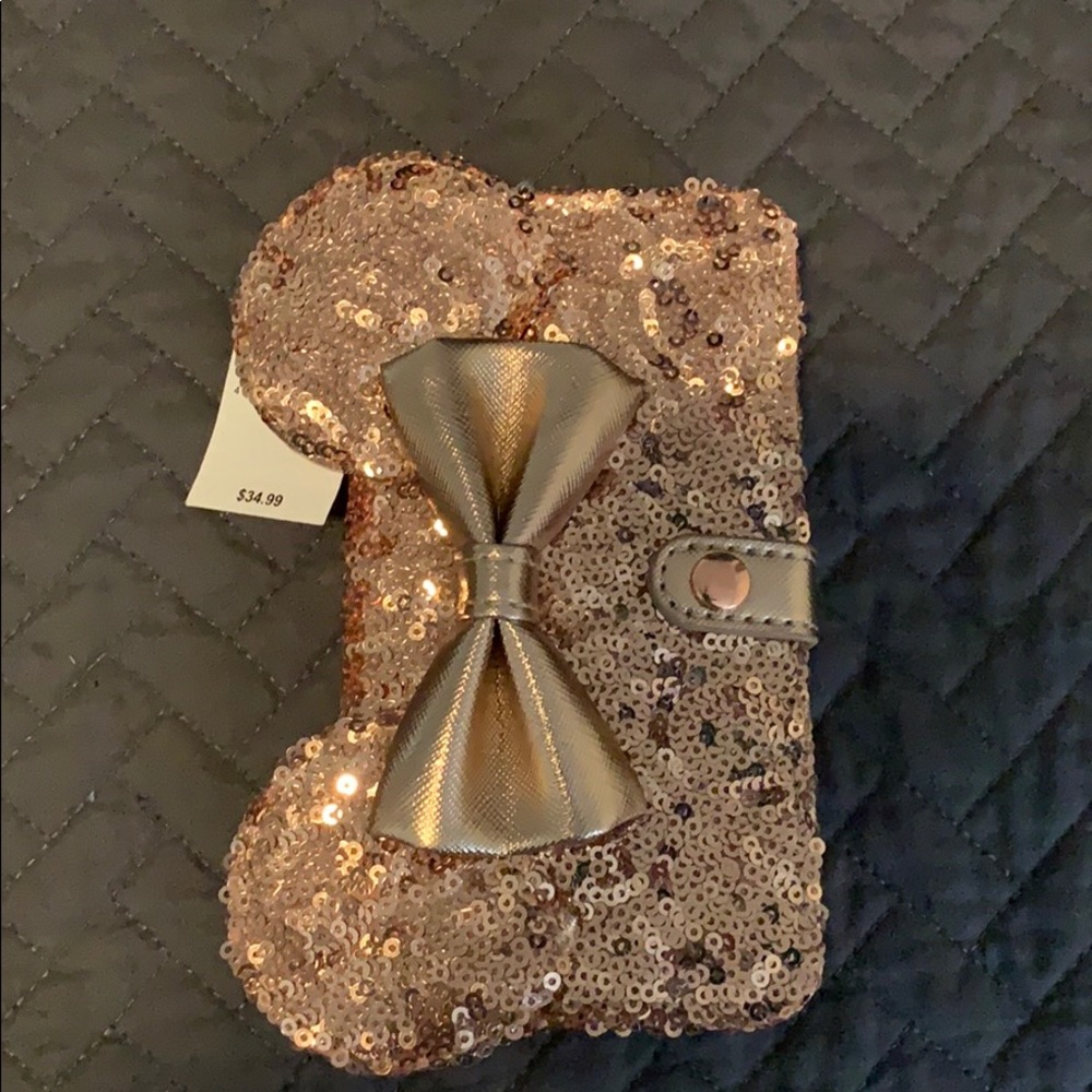 COPY - Lounge Fly Rose Gold IPhone case and wallet